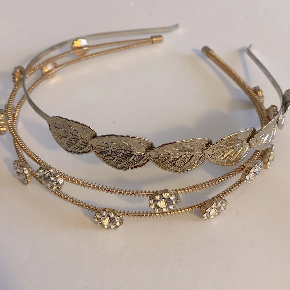 5 gold tone headbands - Image 3