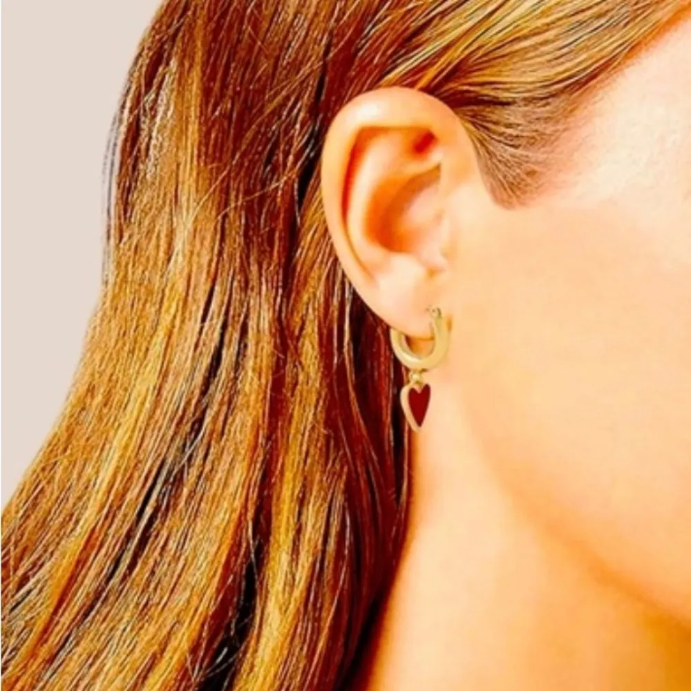 NWT Betsey Johnson Red Heart Earrings - Image 6