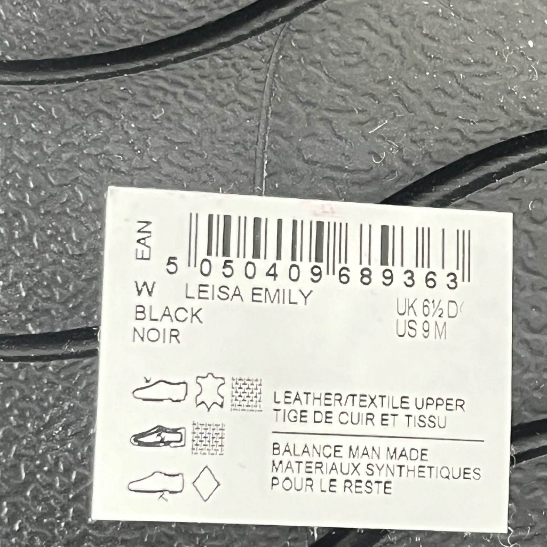 NEW Clarks Leisa Emily leather slip on sandals black 9 - Image 9