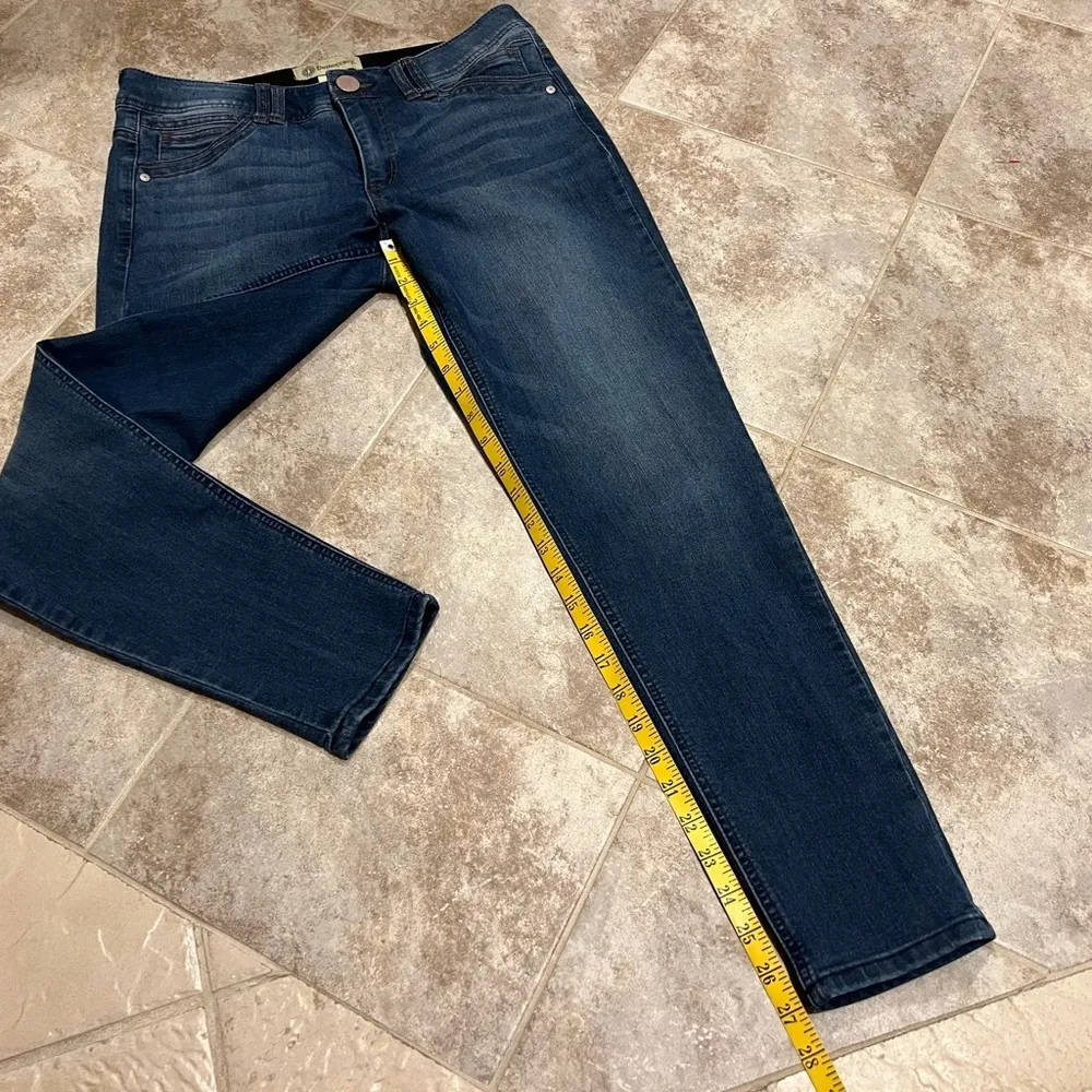 Democracy Ab Solution mid rise stretch skinny jeans medium wash sz 10 blue - Image 5