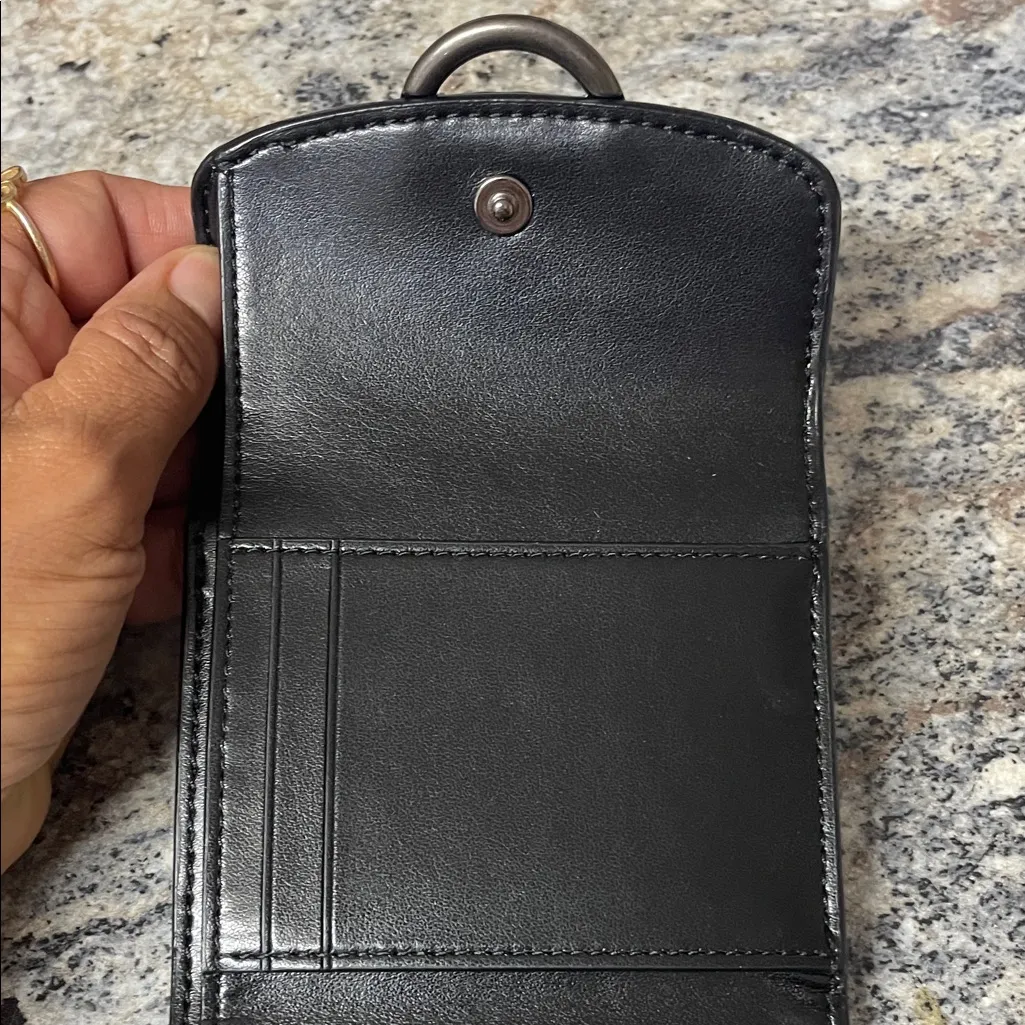 COACH JADE SMALL DOUBLE FLAP WALLET IN COLORBLOCK... - Image 7