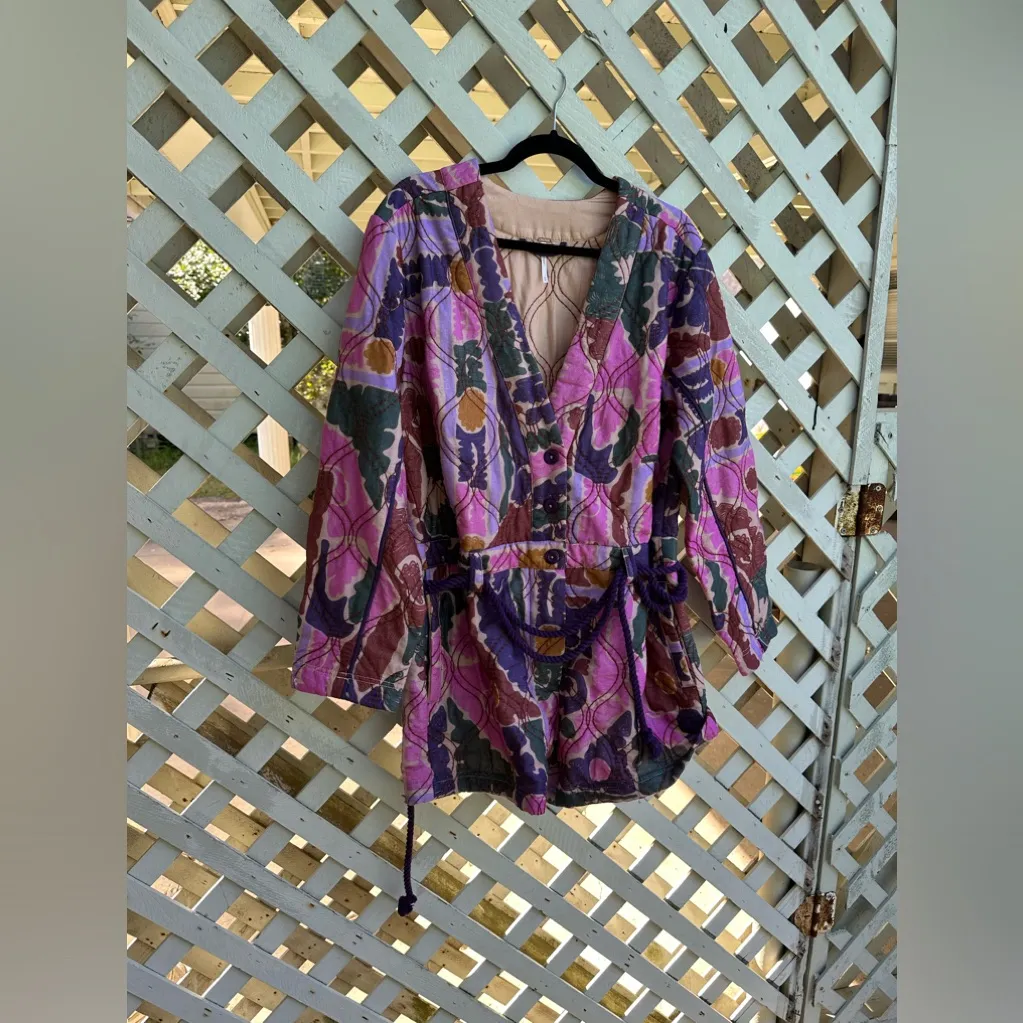 Free people Atlas Quilted One-Piece romper - Image 5