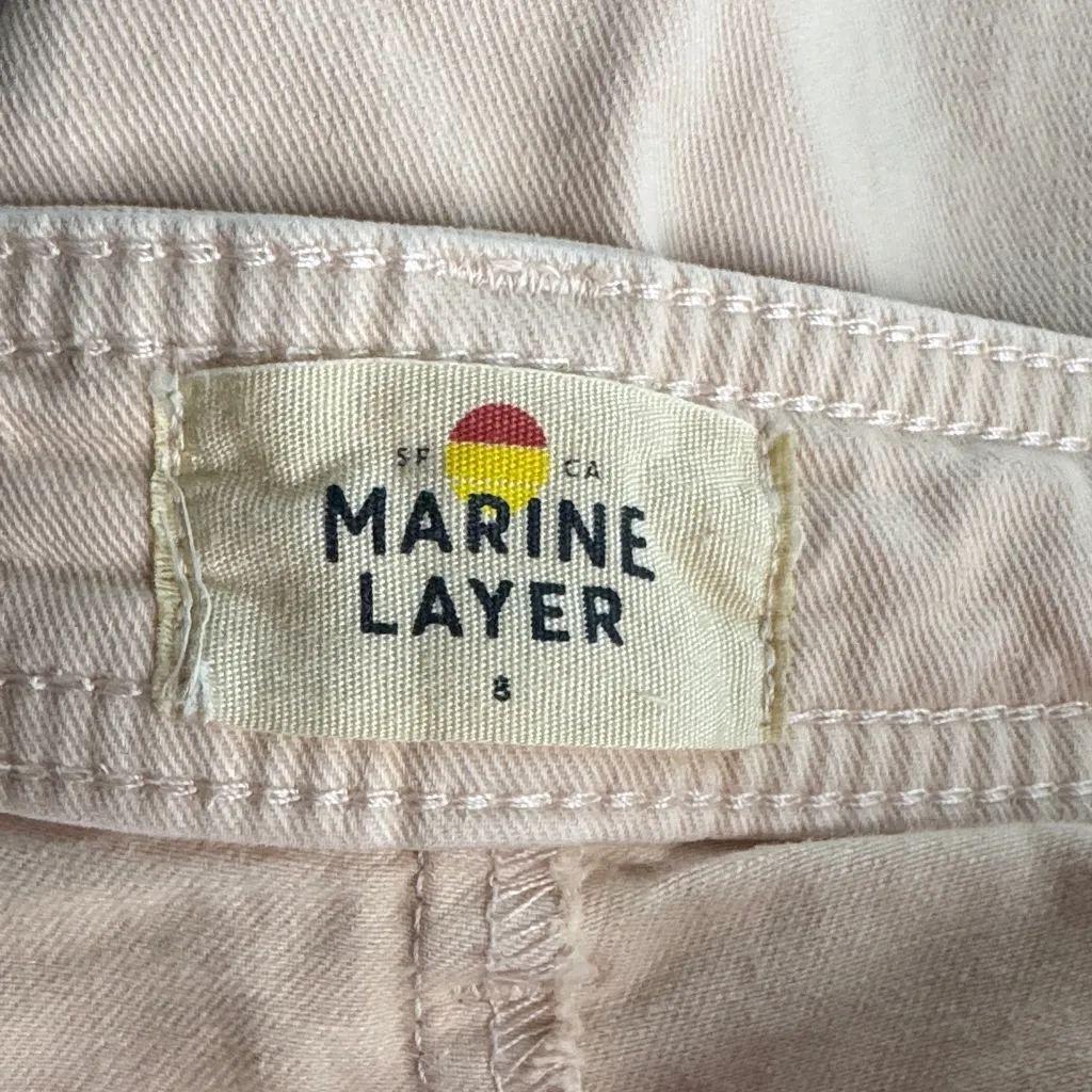 Marine Layer Light Peach Women's Straight Leg Jeans - Image 2