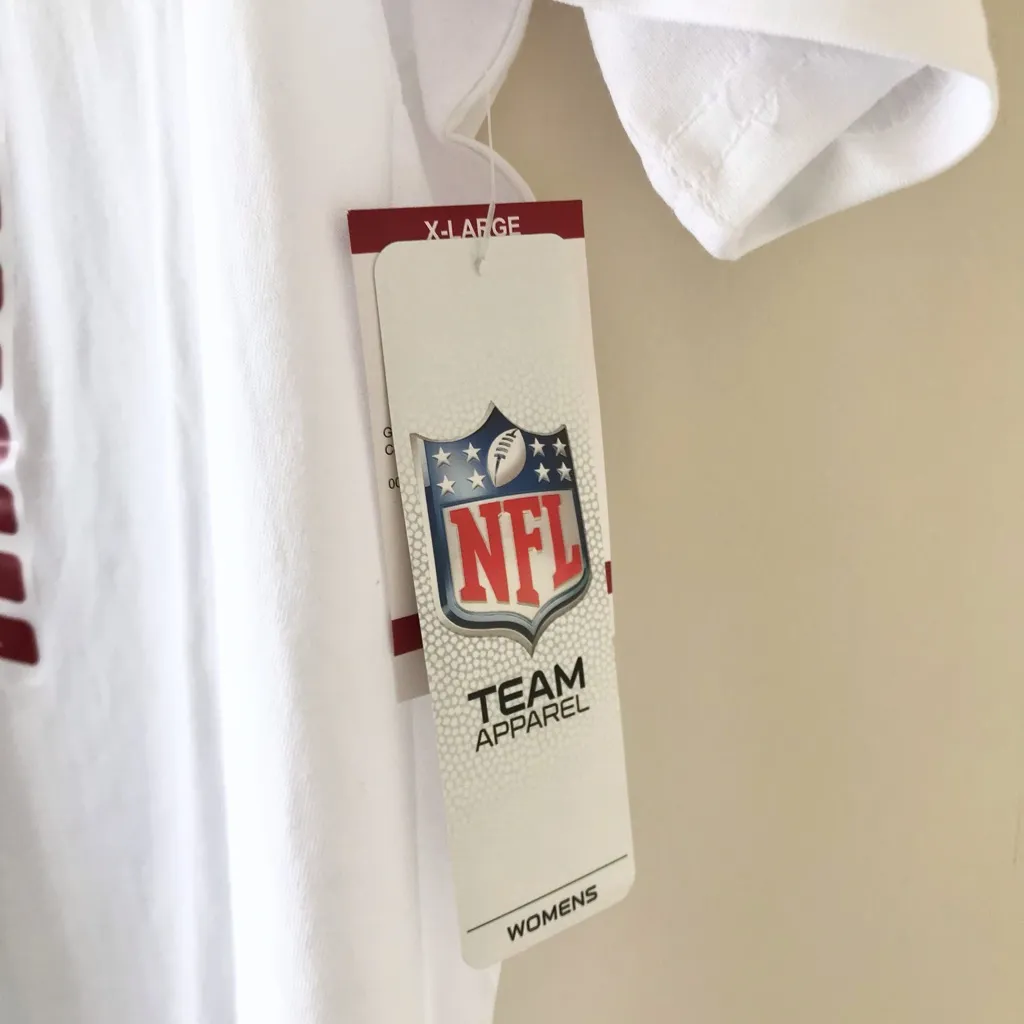 New York Giants Glitter Graphic Tee Shirt, NWT - Image 5