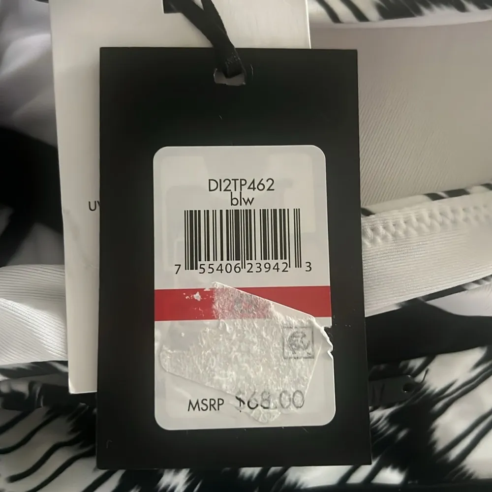 DKNY Bikini Set, Square-Neck Top $68 High-Waist Bottom $58 Size XS New w/Tag - Image 7