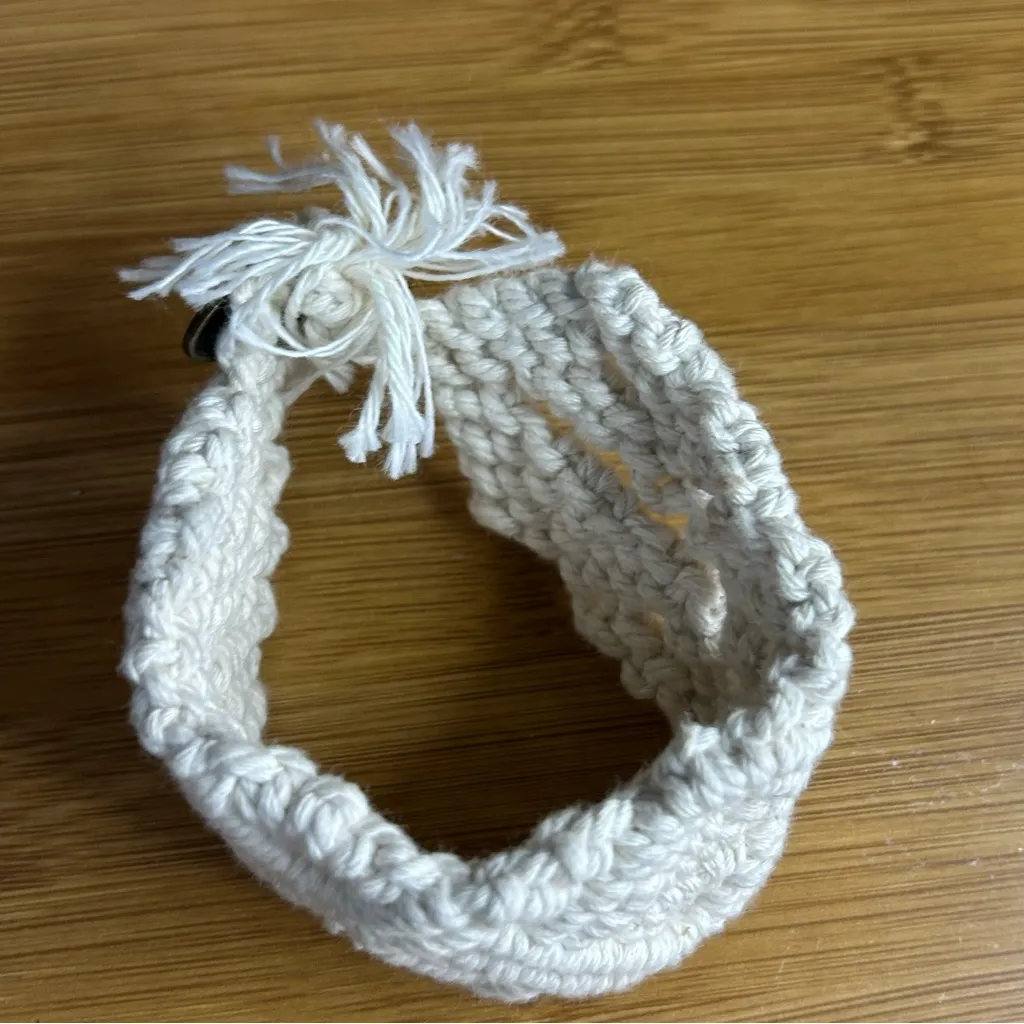 Elegant Cream Braided Bracelet White - Image 5
