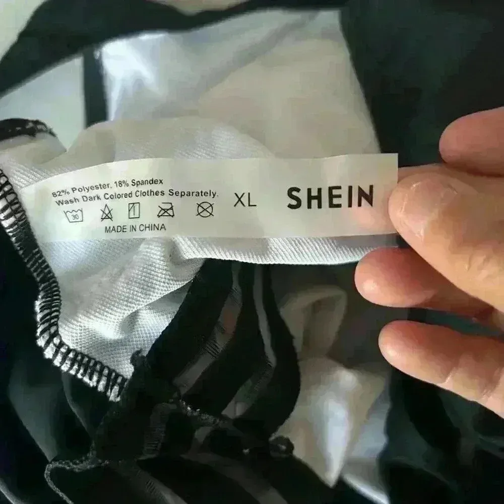 One Piece High Cut Swimsuit Black Floral See Through Mesh Size XL Beach Vacation - Image 10