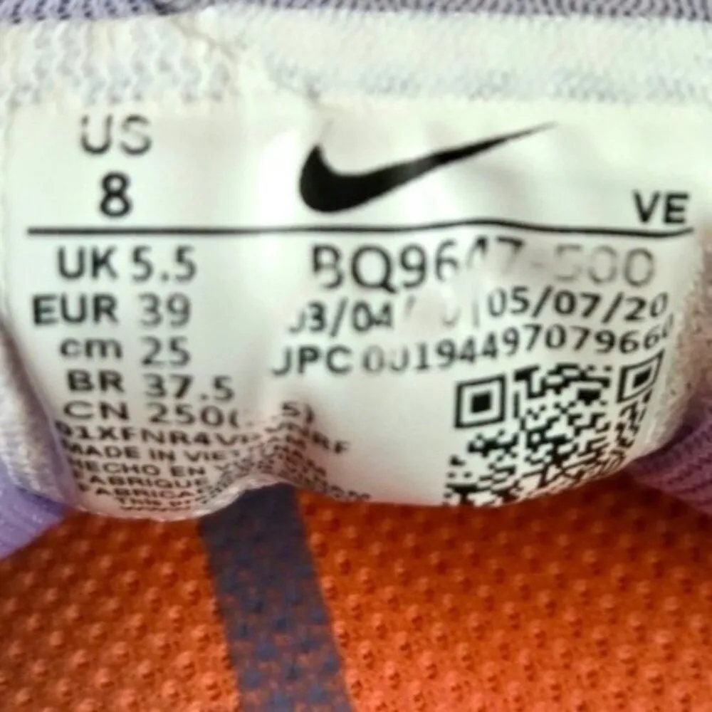 Nike Zoom Pegasus 37 Running Shoes Gray Orange Sneakers BQ9647-500 US 8 EU 39 - Image 9