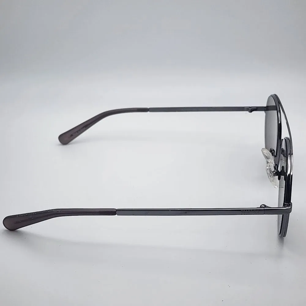 Reaction Kenneth Cole Gray Aviator Sunglasses - Image 7