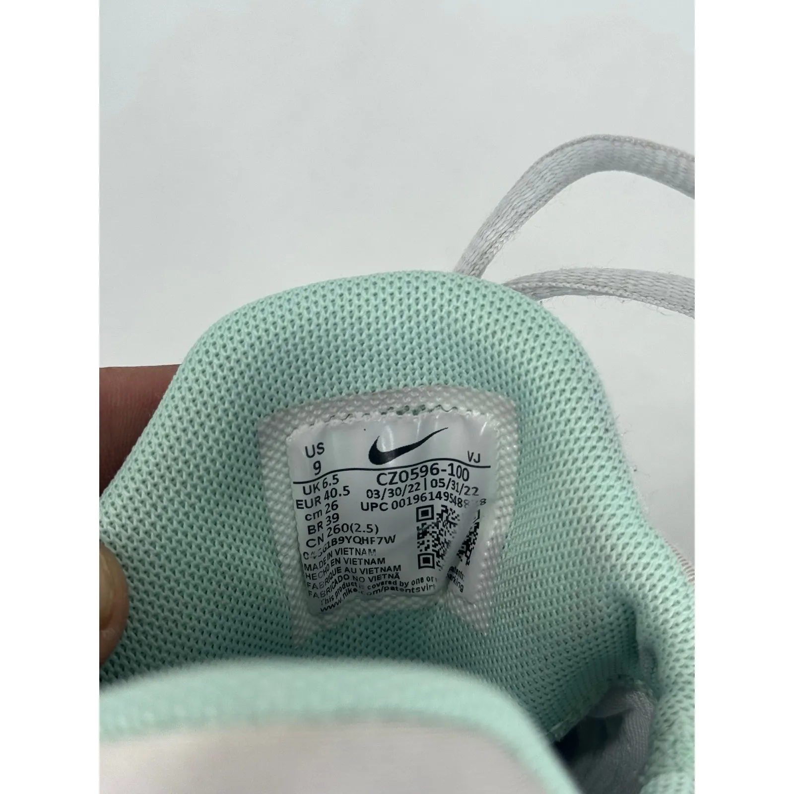 Nike Free Metcon 4 "White/Mint Foam" sneakers - Image 8