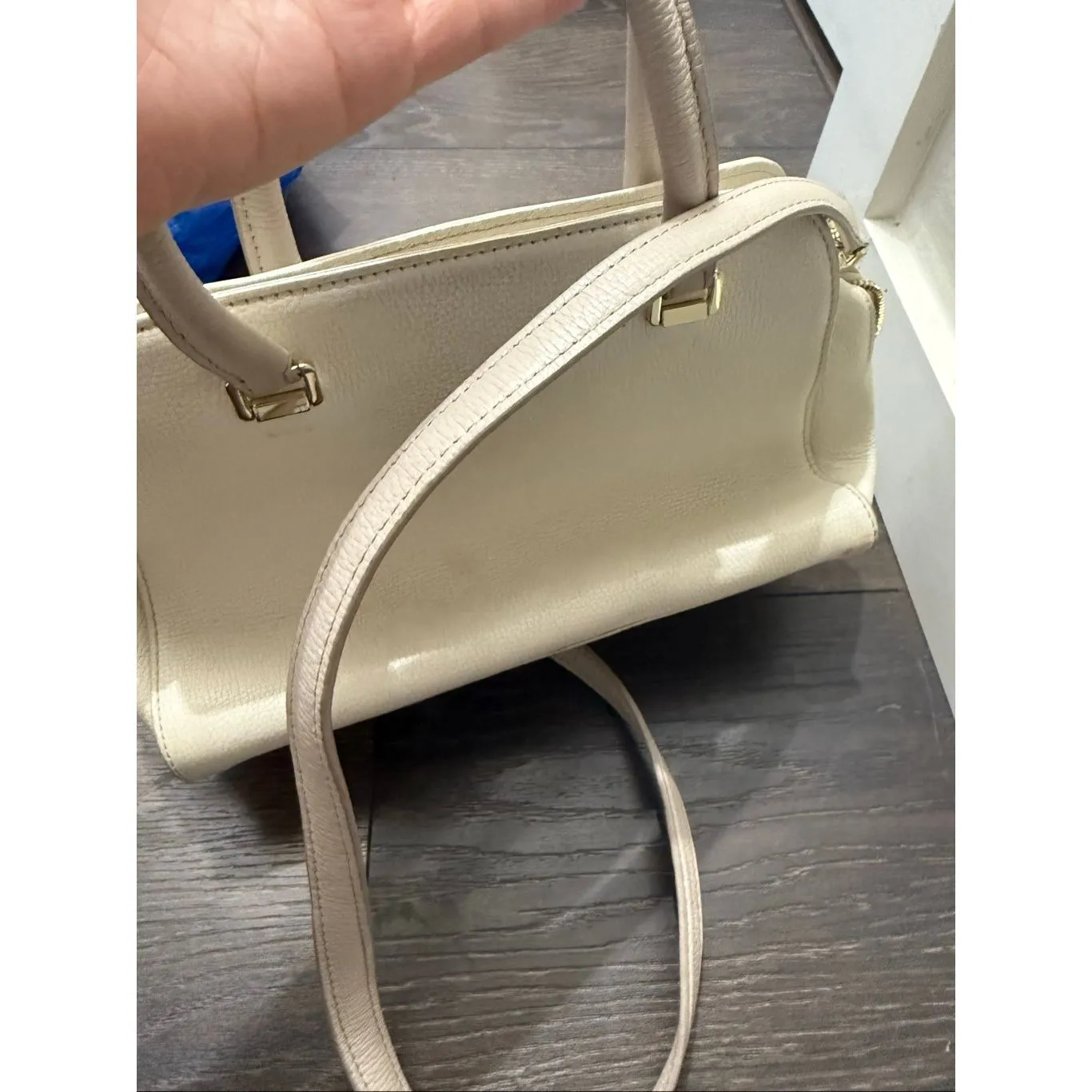 Kate Spade Henderson Street Sawyer Cream Bag Tote Purse - Image 3
