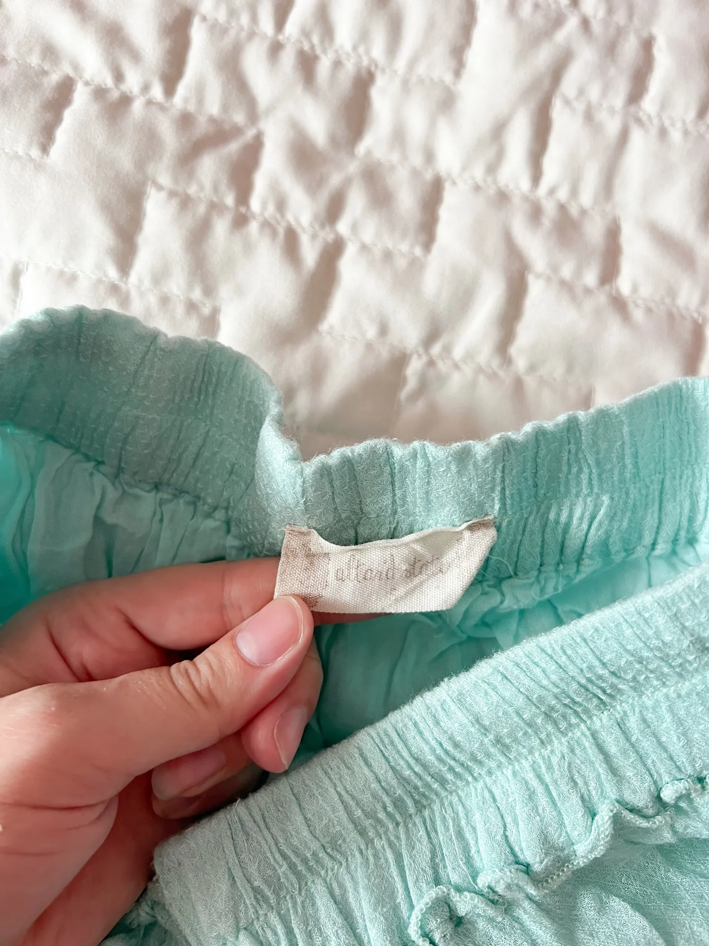 Altar’d State Mint Green Flowy Ruffle Skirt Size Small - Image 3