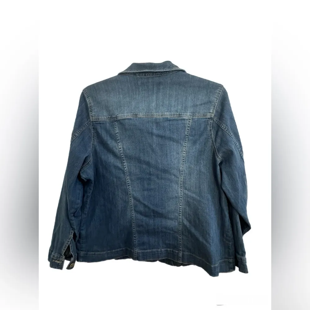 Croft & Barrow Jean Jacket Size 1x - Image 2