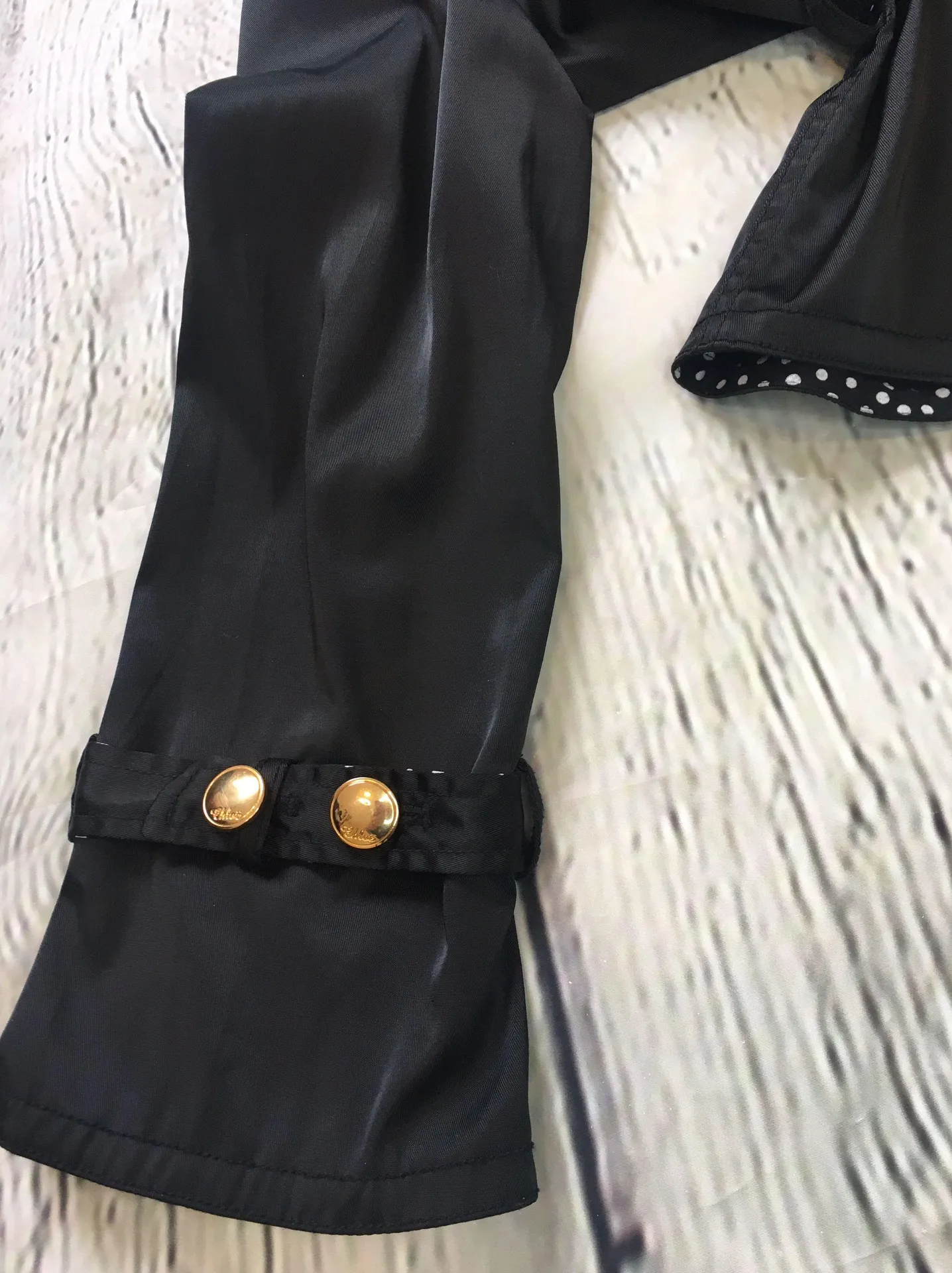 Black Cropped Black Jacket - Image 7