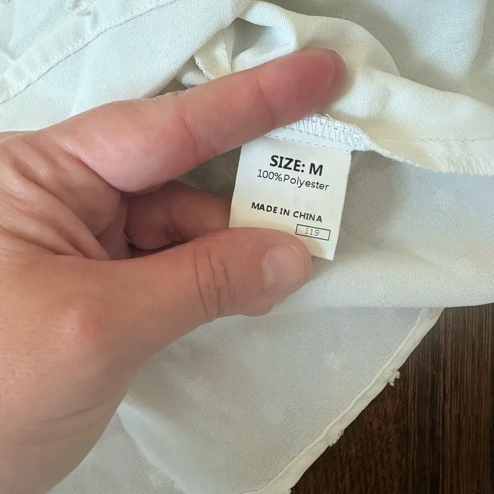 Amazon white blouse with buttons - Image 2