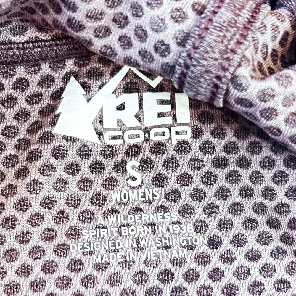 REI CoOp Hoodie Womens Small Maroon Long Sleeve Pullover Outdoor Hiking Jogging Red - Image 4