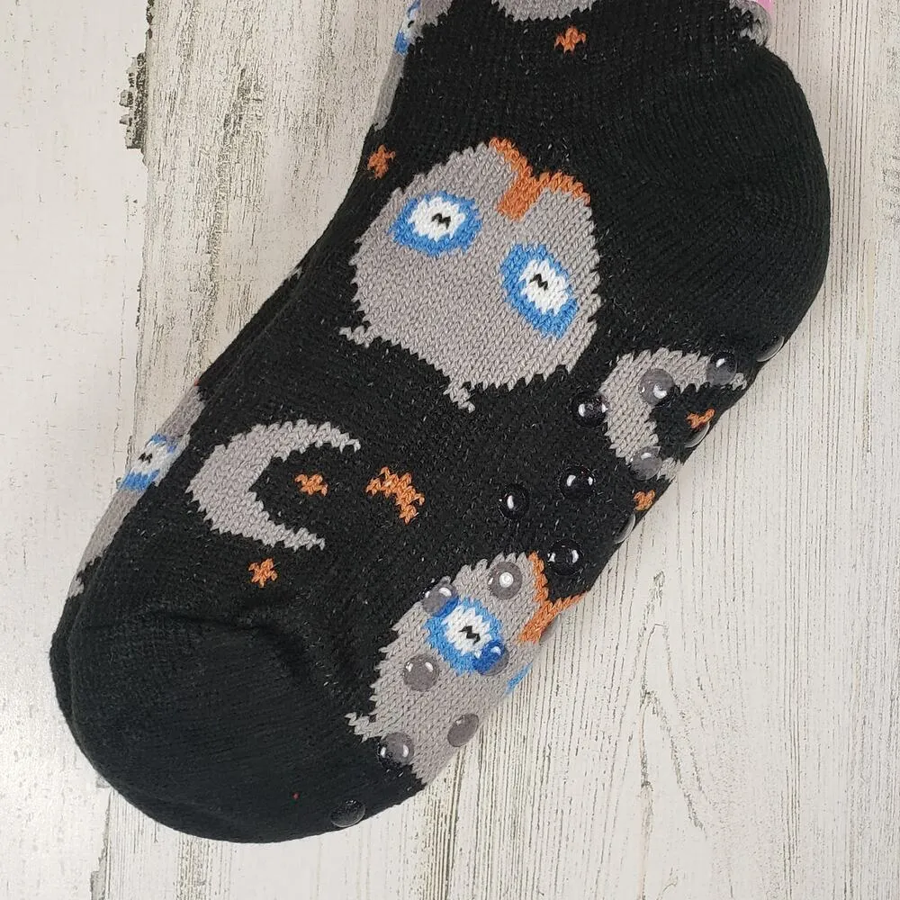 NWT Mari Clare Sherpa Lined Knit Winter Owl Moon Star No - Image 2