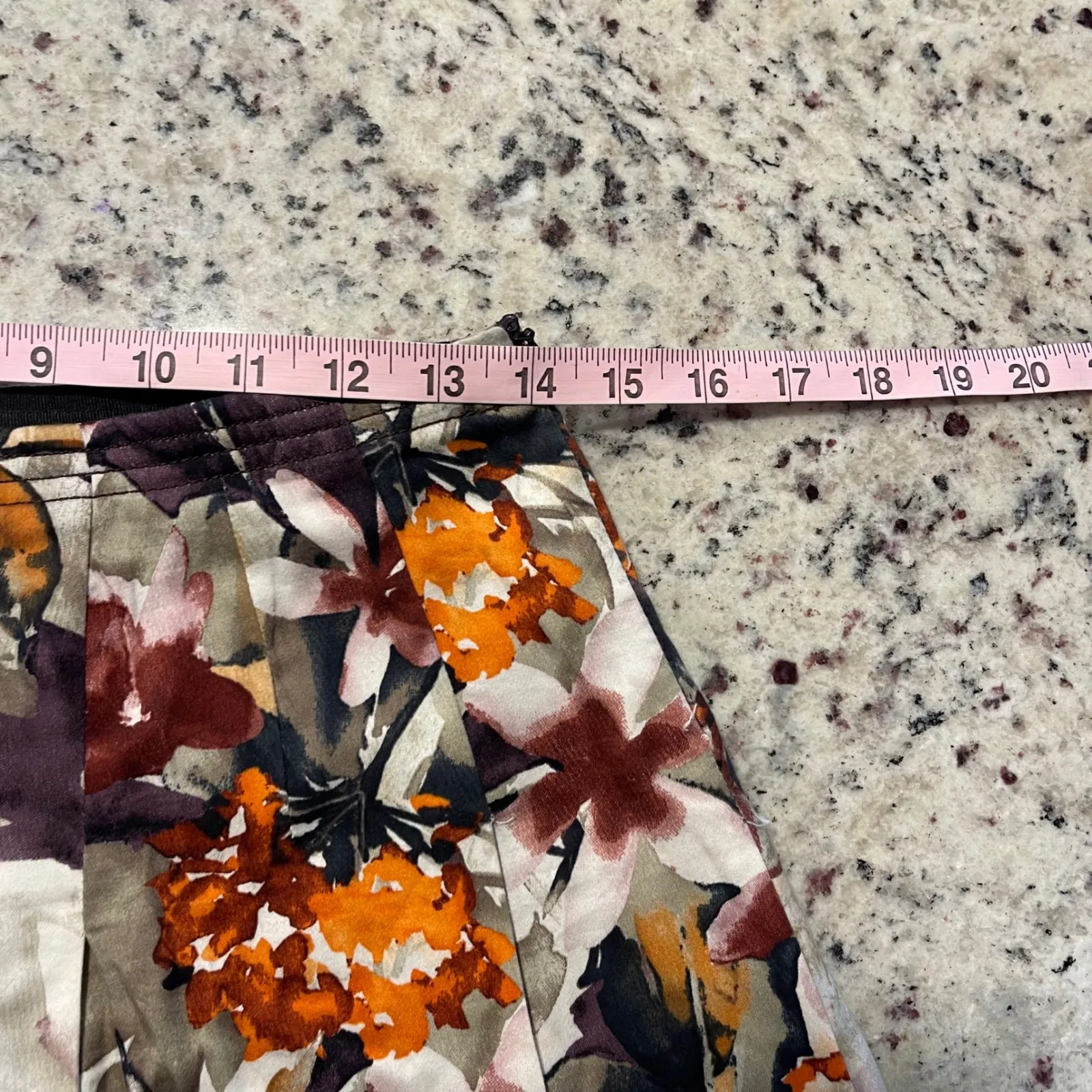 Zara Woman Floral Pleated‎ A-Line Mini Skirt Size Medium - Image 4