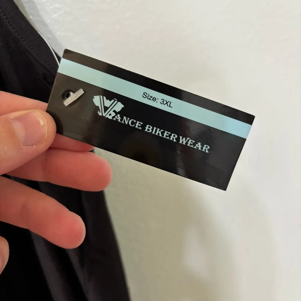 Vance Biker Wear Black Rhinestone Lace Sturgis 82nd Anniversary Top Size 3XL Silver - Image 3