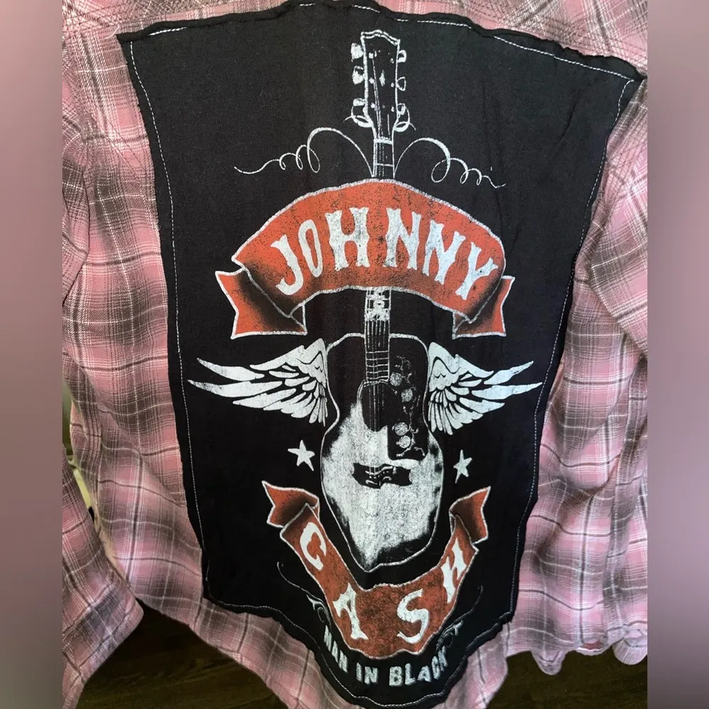 Sojara Pink Plaid Flannel Jacket - Image 4