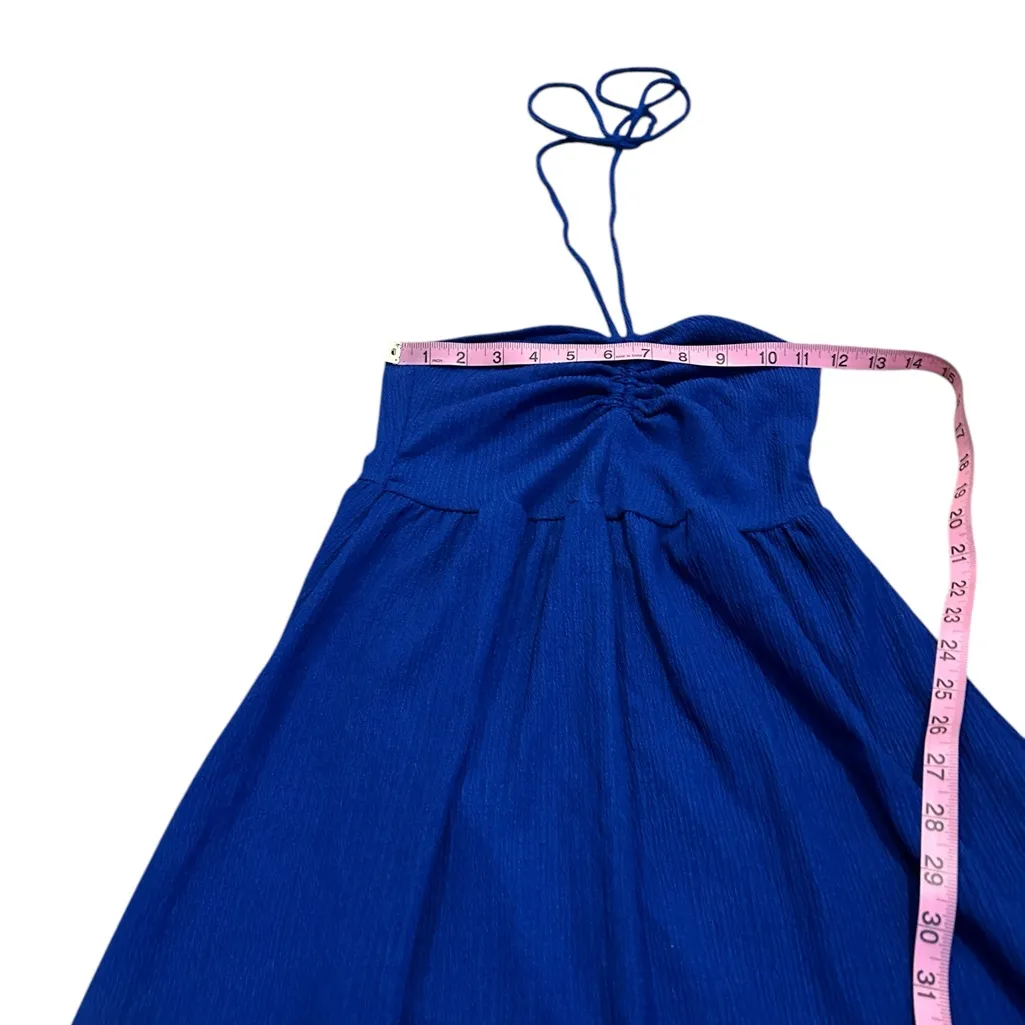 3/$15 H&M Blue Halter Dress - Image 3