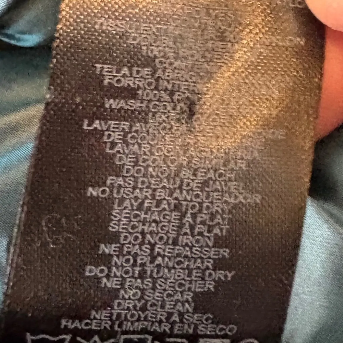 Pilcro metallic Teal Blue Puffer Vest One Size Sleeveless Collared Tie Waist - Image 11