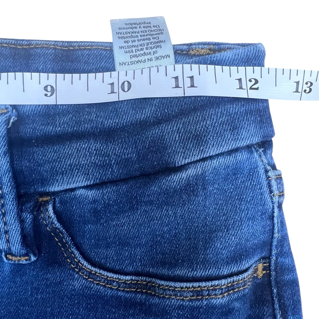 Good American GLF478T Indigo Blue Good Legs Flare Jeans Size 1 Stretch Denim - Image 8