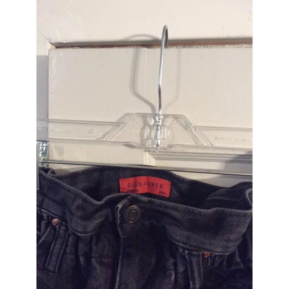 Paper Bag Black Shorts Small S Womens Distressed Cut Offs - Image 4