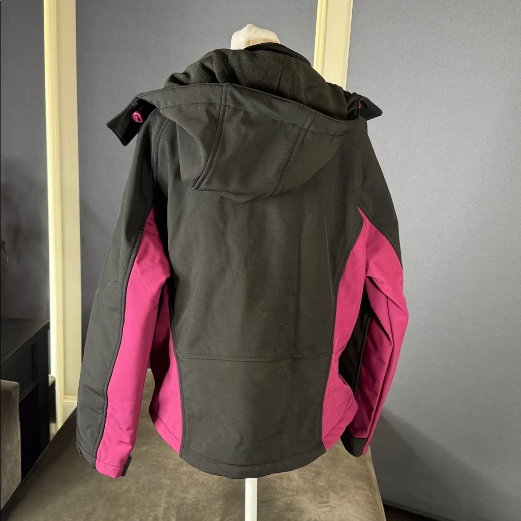 Wasoto Women’s Black Heated Zip Front Hooded Jacket Battery Pack Size M NWT Size M - Image 4