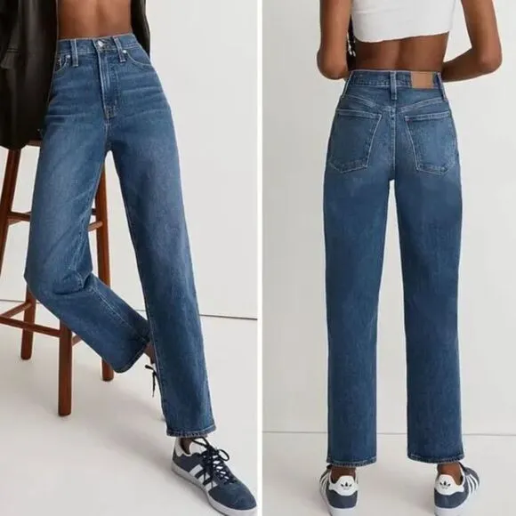 NEW‎ Madewell Perfect Vintage Straight Jean in Mayfield Wash, NG251, 26 - Image 2