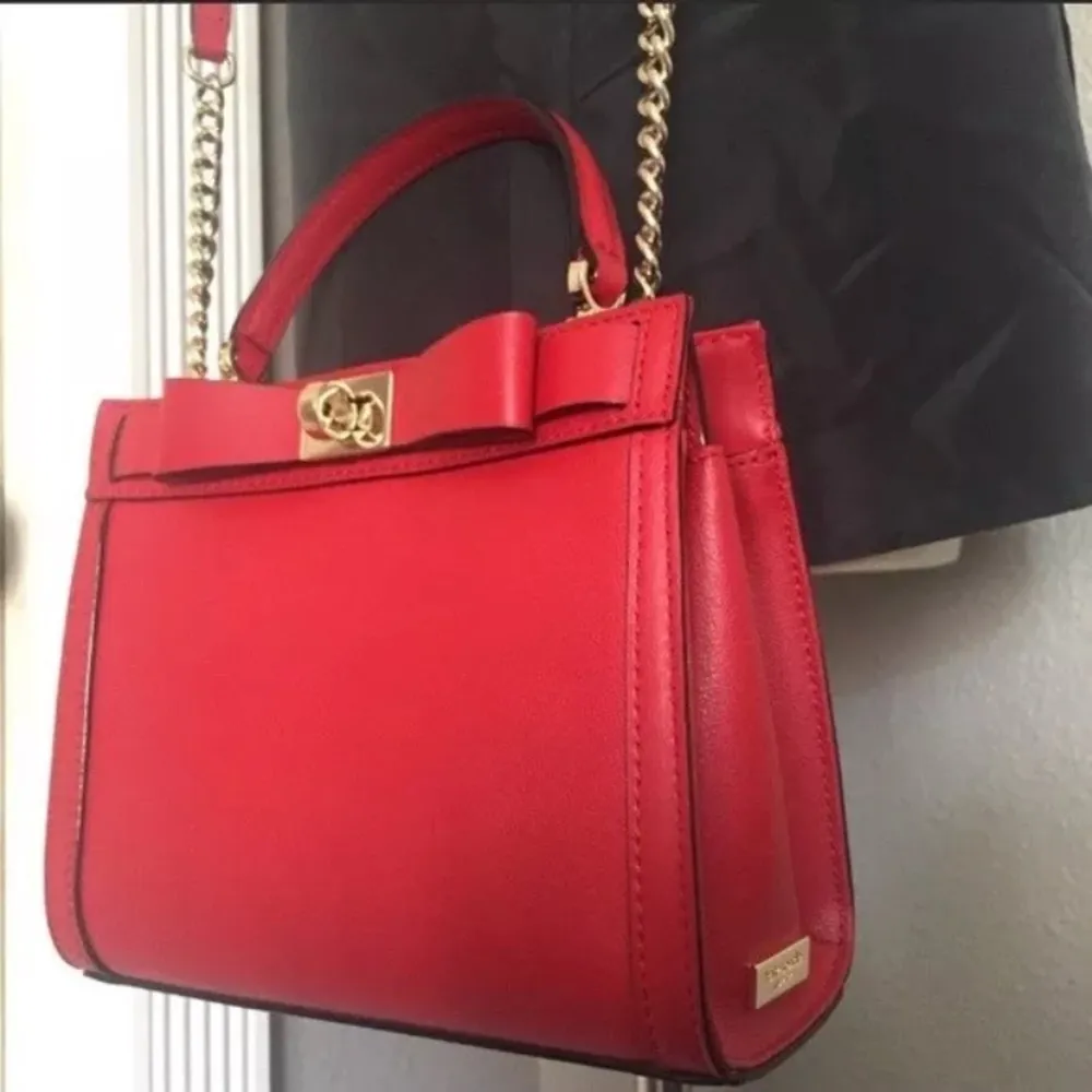 Authentic Kate Spade leather small kisslock 2 compartments Crosby /satchel - Image 8