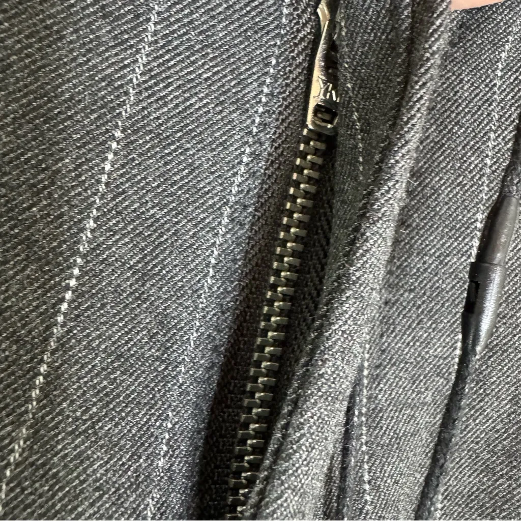 NWT I.AM.GIA Marrion Pinstriped Trouser Pant Gray Size 8 - Image 12