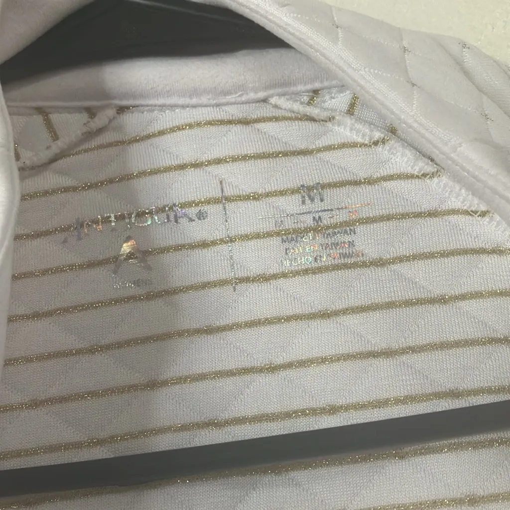 Antigua FINAL MARKDOWN  zip front jacket medium - Image 3