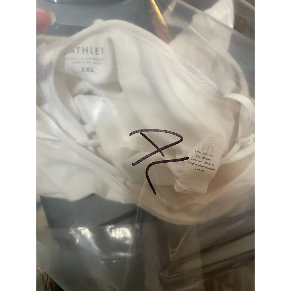 ATHLETA WOMEN WHITE CORTES STRAPPY ONE PIECE SWIMSUIT SIZE XXS - Image 8