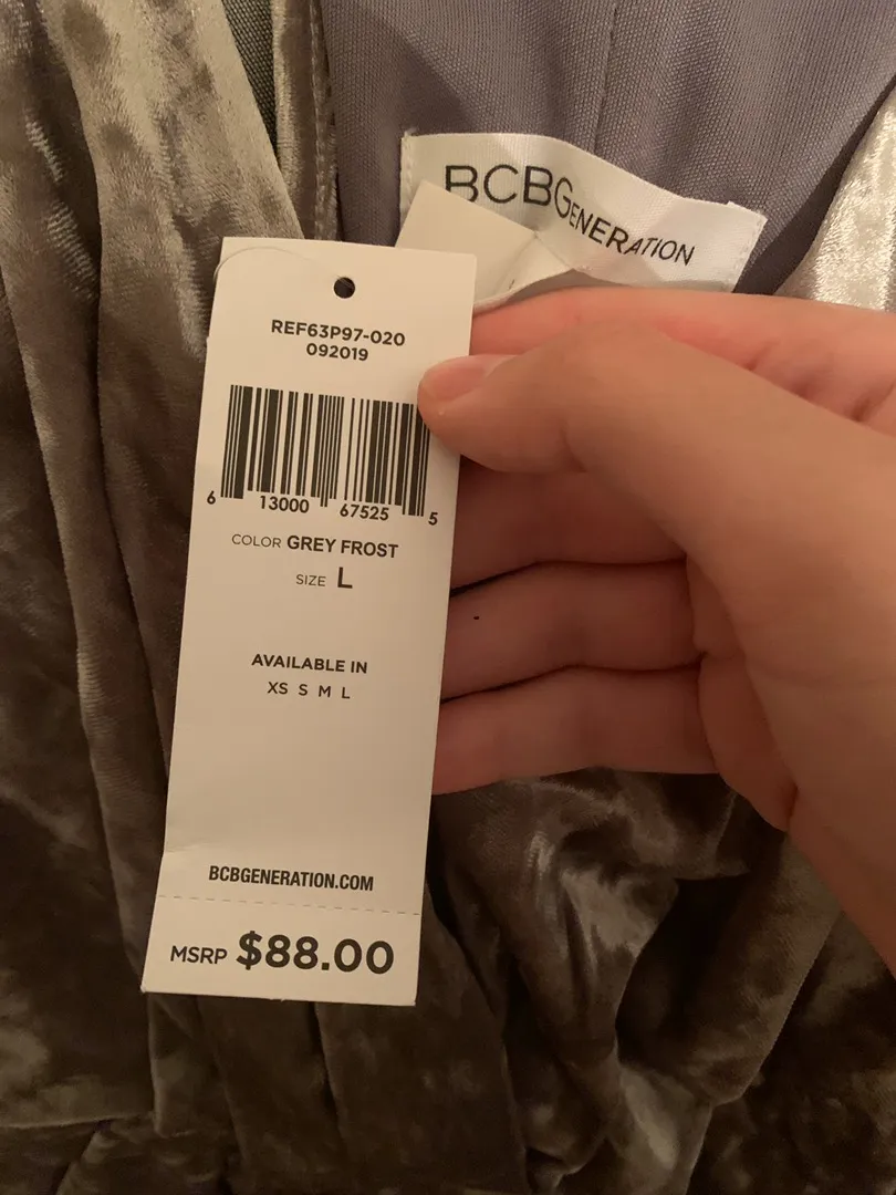 Velvet Wrap Midi Dress - Image 5