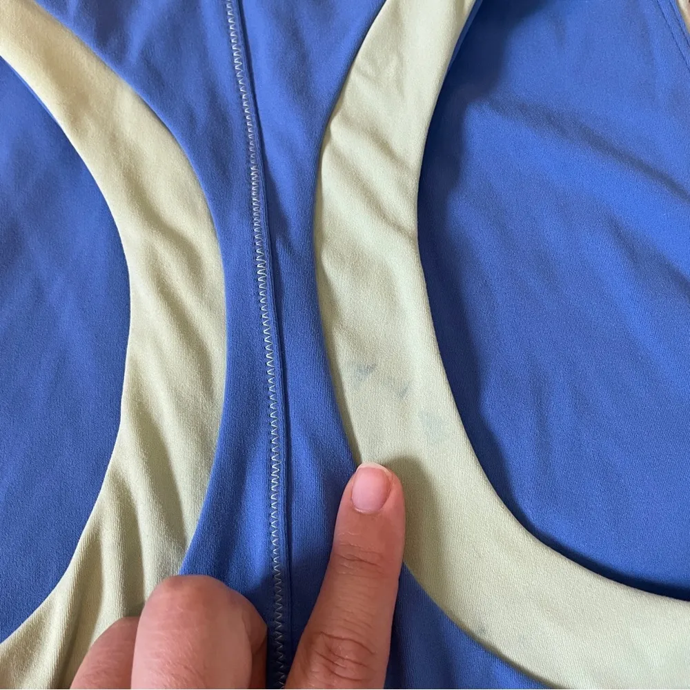 Solid & Striped Sport Trek High Neck Bra Laguna Blue Multicolor (Small) - Image 9