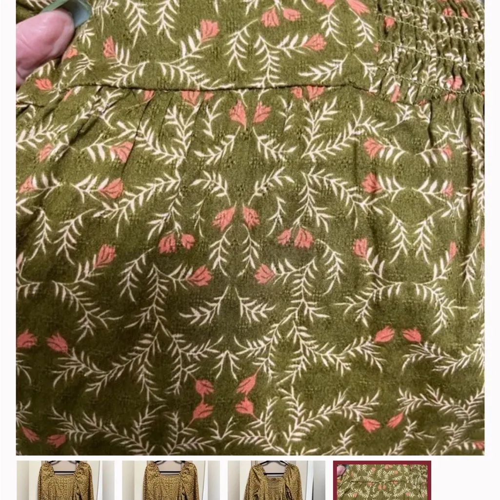 Major sale $11 was $25 New Universal Thread long puff sleeves pioneer dress - Image 9