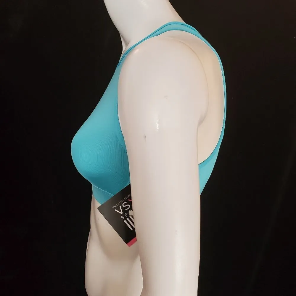 NWT Victoria's Secret VSX Sports Blue Sports Bra (XS) - Image 3