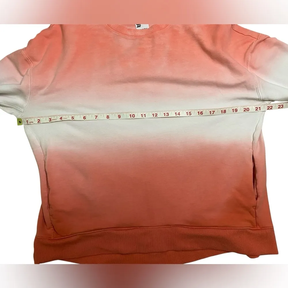 All In Motion Pink and White Ombre Crewneck Sweatshirt - Image 6