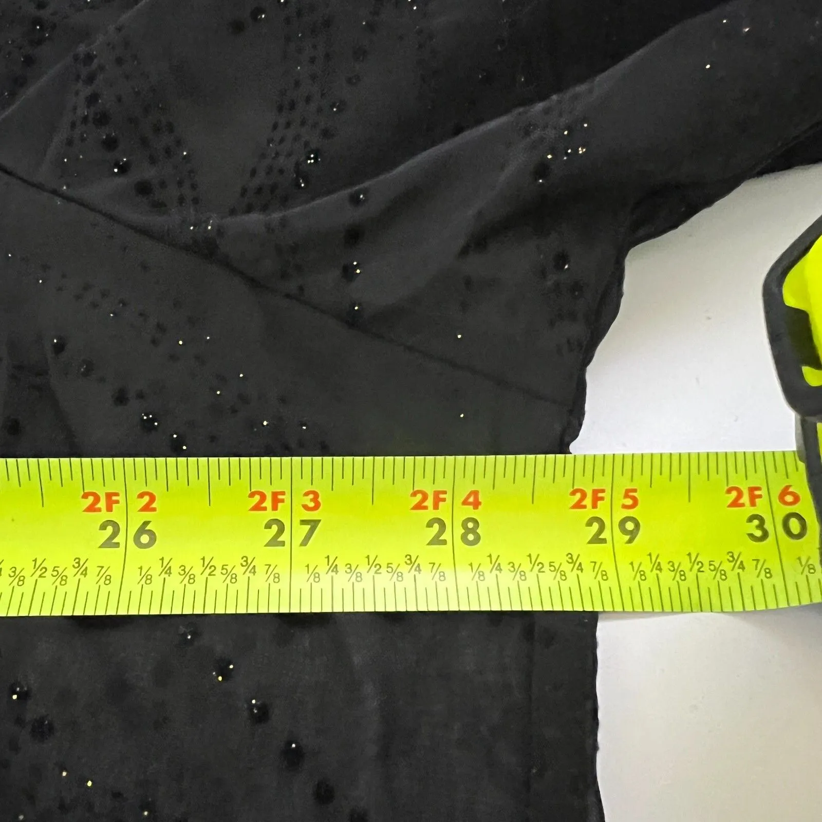 Sheer Velvet Black Womens Button Top Size 3XL (by measurement) Y2K Whimsigoth - Image 7