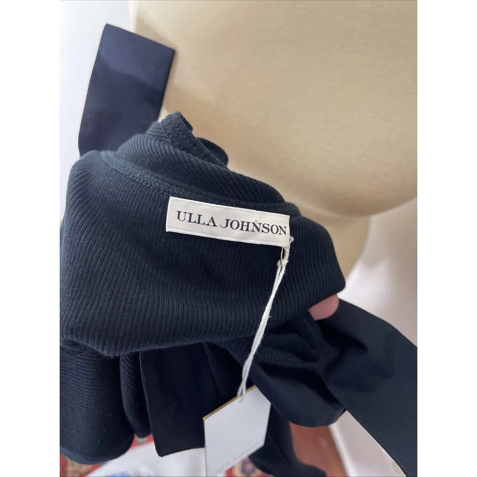 New‎ Ulla Johnson Bailey Tank Top in Noir Black Small S - Image 9