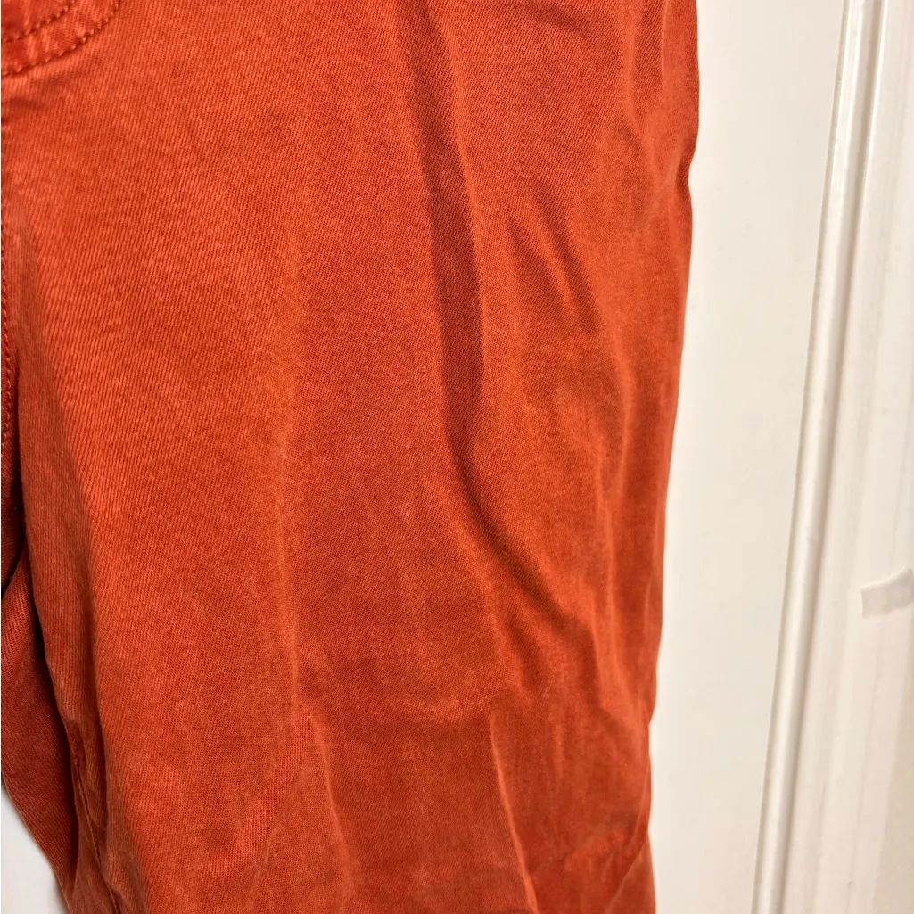 KUT From The Kloth Amy Rust Crop Straight Leg Jeans Modern Casual Size 10 - Image 6