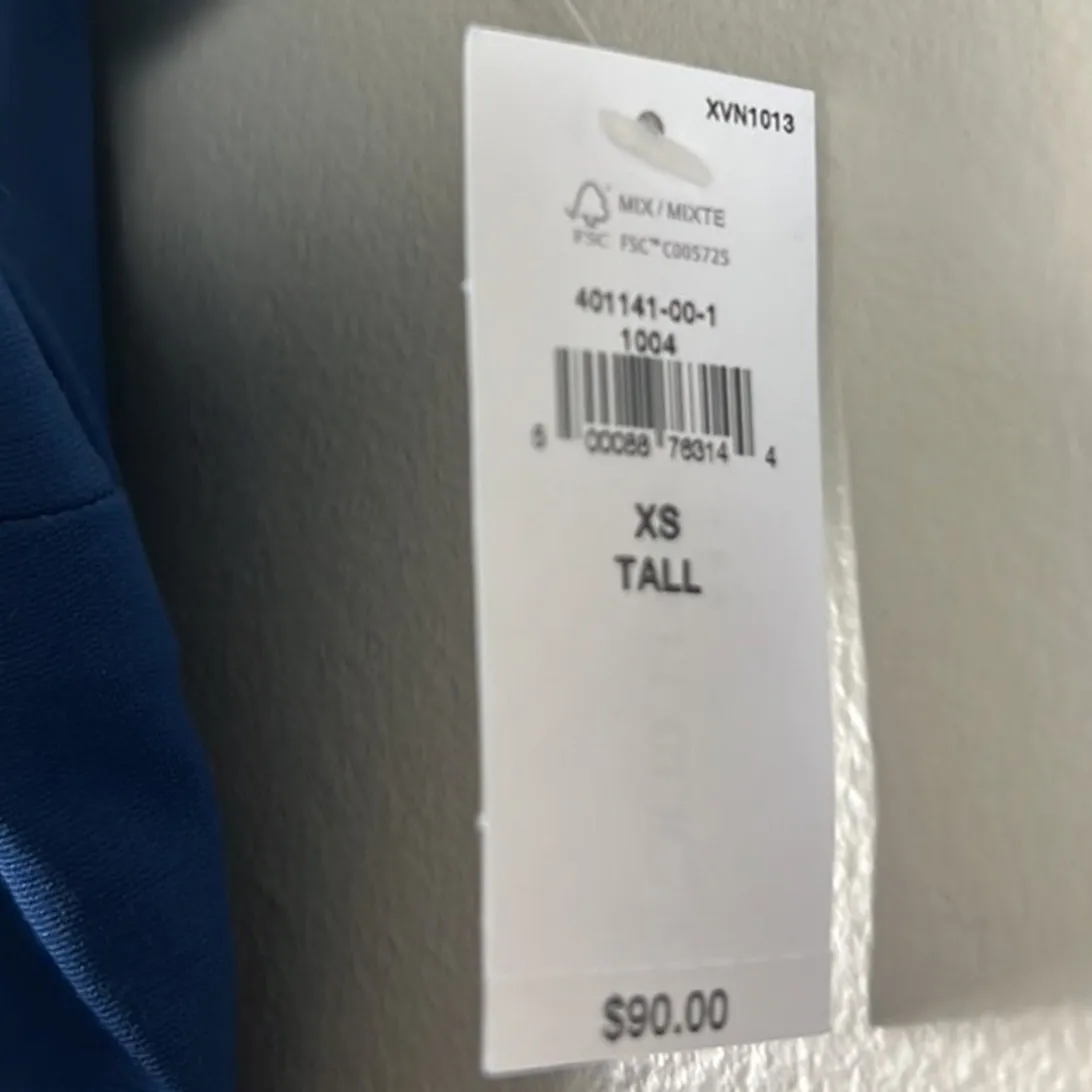 NWT Banana Republic Mini Dress Womens XS Blue Strappy Minimalist Modern Coastal - Image 5