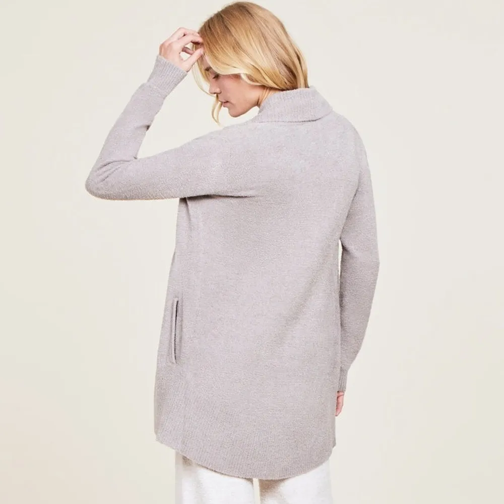 Barefoot Dreams CozyChic Lite Circle Cardigan, Size XS/S, Tan/Sand, NWOT - Image 4