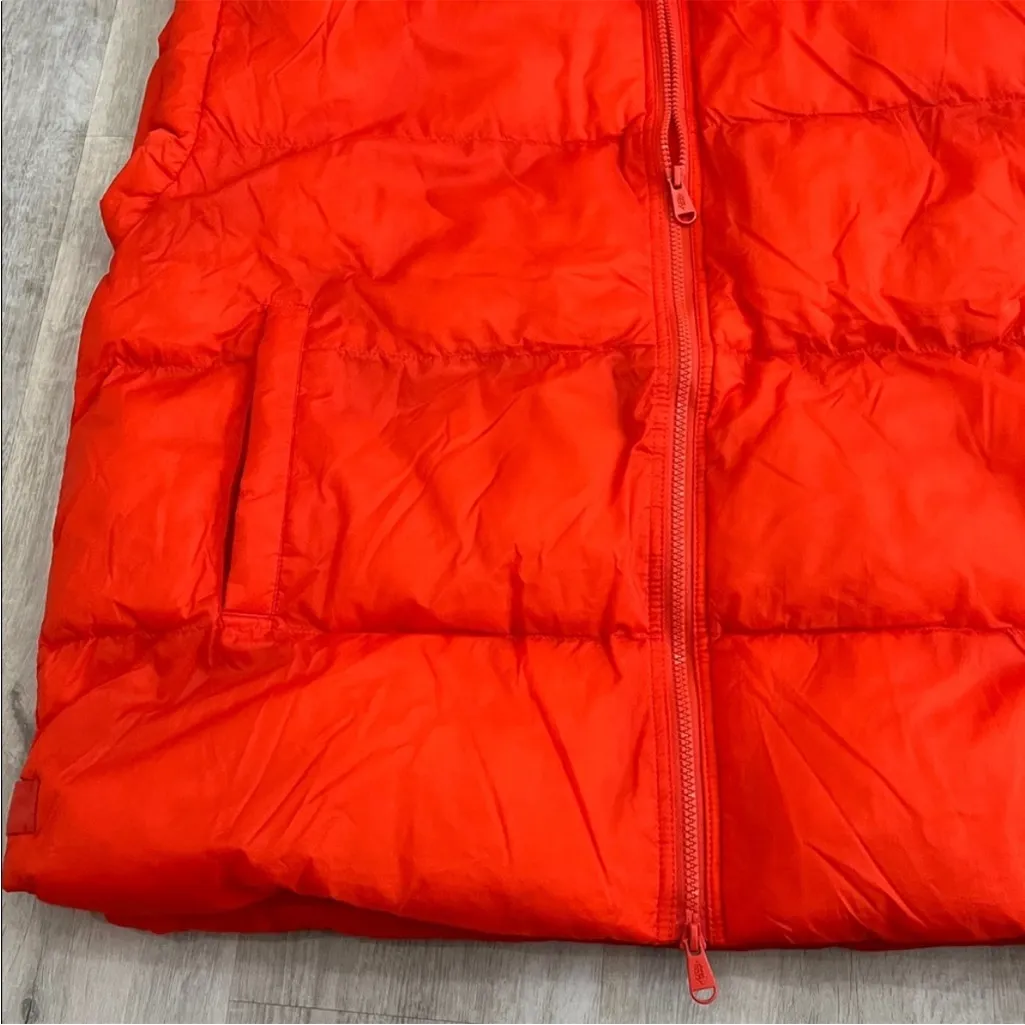 NWT FP Movement Free People In a Bubble Puffer Vest Orange Size M Primaloft Size M - Image 11