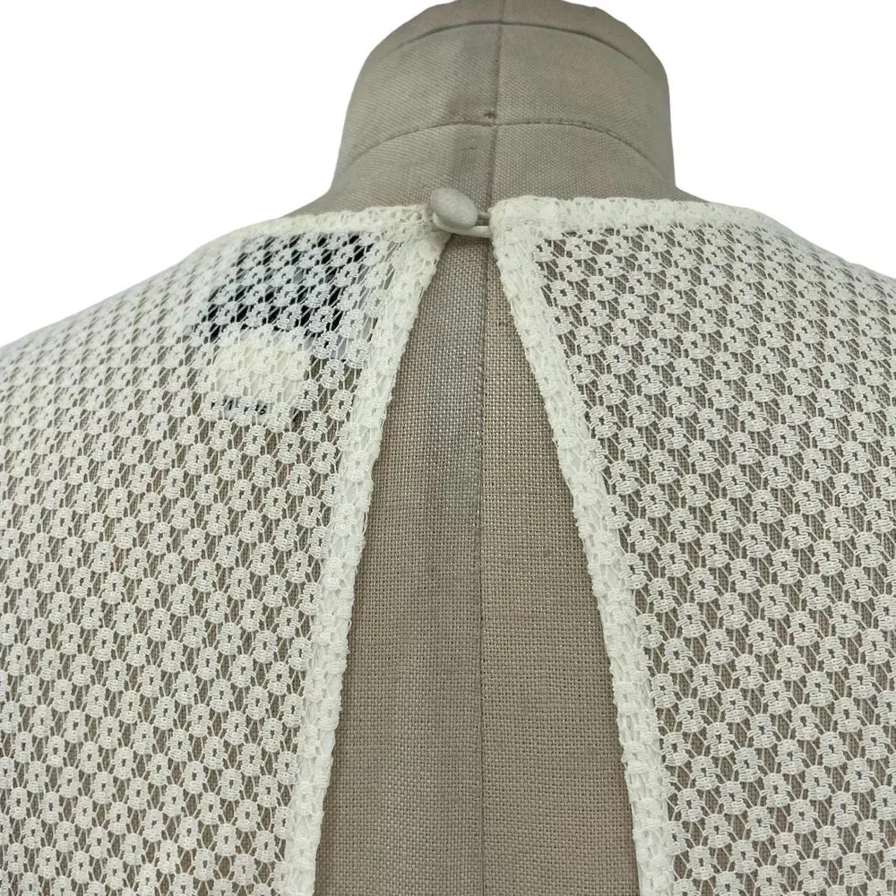 REISS Lansky‎ Pencil Dress Faint Rose Pink White Lace Size 0 - Image 9