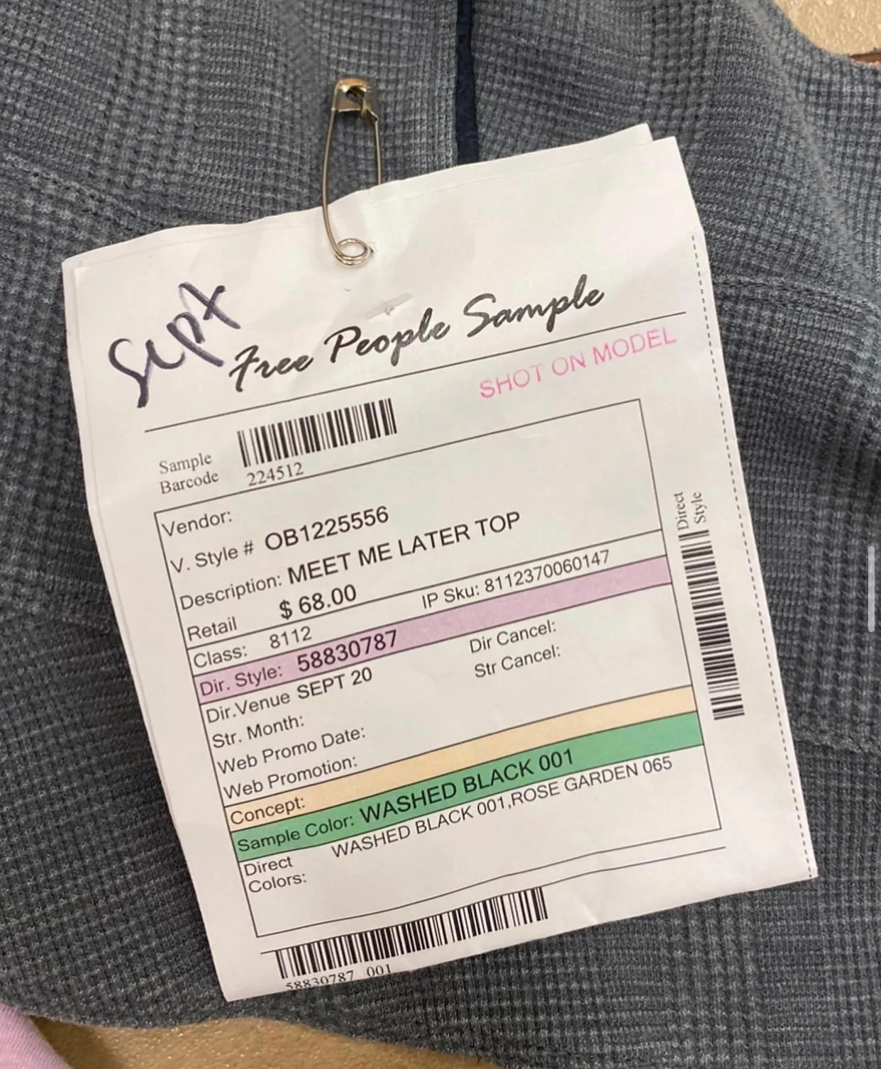 Free People Puff Shoulder Top - Image 6