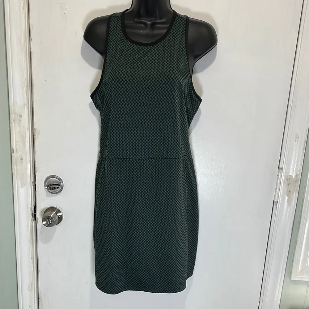 All In Motion  Green Halter Sheath Mini Dress - Image 2