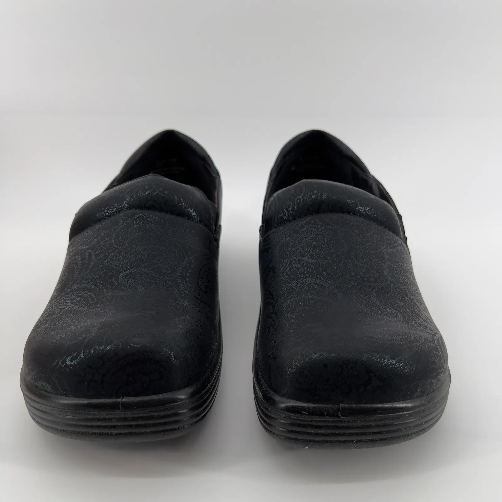 Glolily Women 8.5 Kate Comfort Clogs Black Lace Lightweight Work Shoe Arch‎ NWB - Image 2