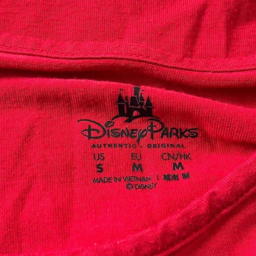 Disney Parks Minnie Mouse Womens Tank Top Sz S Polka Dots Bow Vacation Graphic - Image 9